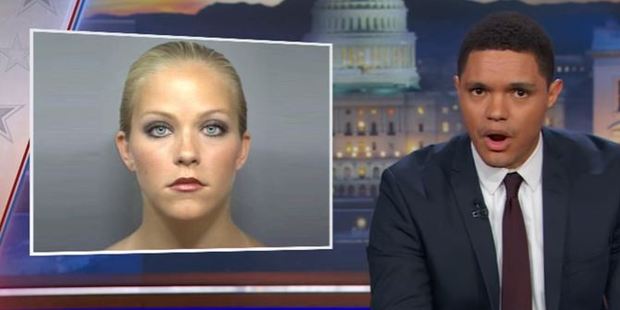Trevor Noah and his staff aired not one, but two clips of the Republican presidential candidate acting like a total scumbag. Photo / Youtube / The Daily Show