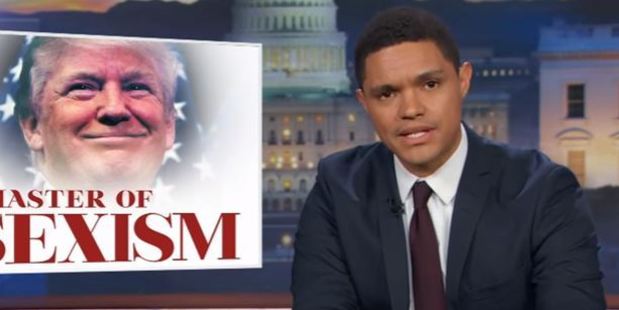Trevor Noah and his staff aired not one, but two clips of the Republican presidential candidate acting like a total scumbag. Photo / Youtube / The Daily Show