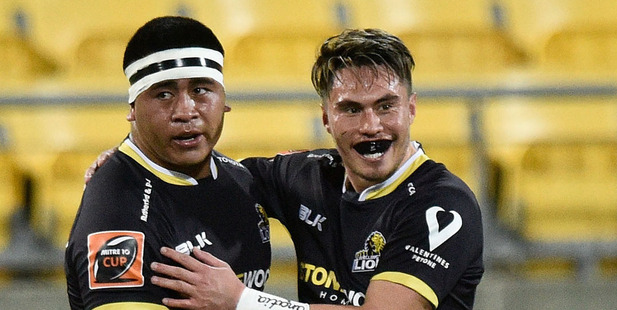 Wellington hooker Asafo Aumua registered a hat-trick against Northland. Photo / Photosport