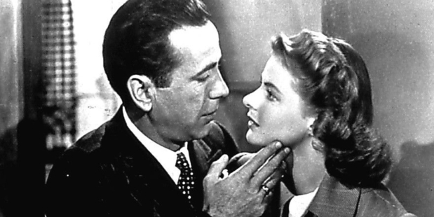 Humphrey Bogart and Ingrid Bergman.