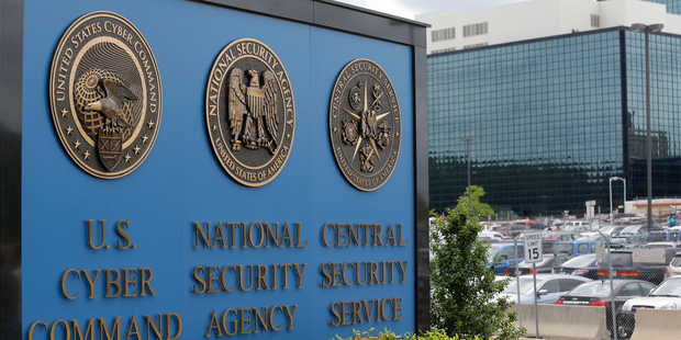 The National Security Agency (NSA) campus in Fort Meade, Maryland. Photo / AP
