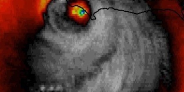 Hurricane Matthew looking scary. Photo / Stu Ostro, Twitter, Nasa