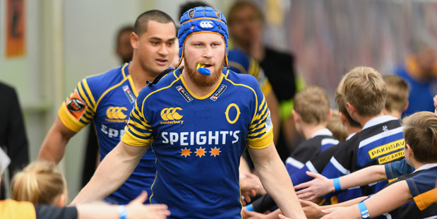 Blair Tweed of Otago runs out prior to the round six Mitre 10 Cup match against Canterbury. Photo / Getty Images