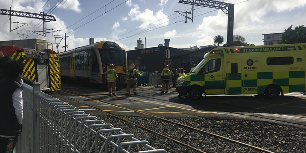 Emergency services responding to the incident. Photo / Corazon Miller