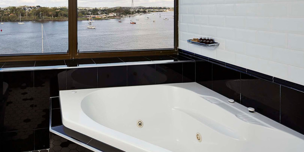Executive Room with Spa at the Riverview Hotel, Brisbane.