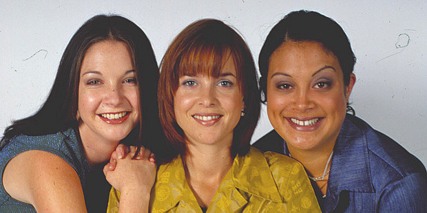 Flashback: Waverley Wilson, Rachel McKenna and Donna Heke.