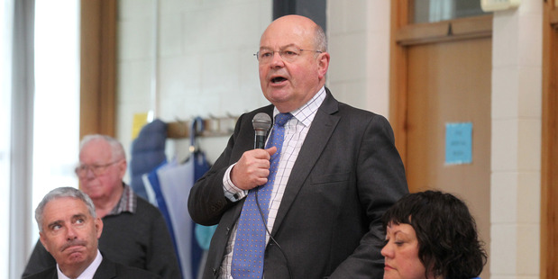 Hasting mayor Lawrence Yule (left) retains the mayoralty. Candidates Guy Wellwood and Adrienne Pierce were unsuccessful in their bid.