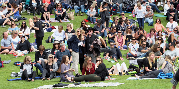 The 2000-strong crowd turned out to the annual "it!" Bay of Islands Food and Wine Festival. Photo / Tania Whyte
