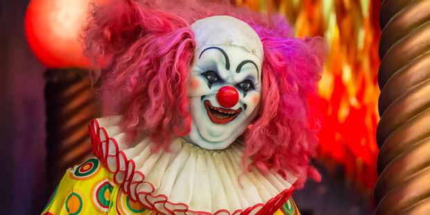 Clowns are reportedly luring children into the woods. Photo / 123rf