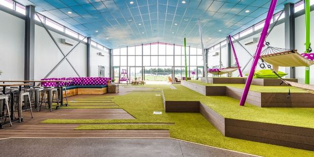 The Jucy Snooze pod-style hotel is located on a $9 million site.
