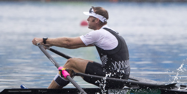 Mahe Drysdale defended his Olympic title in Rio. Photosport