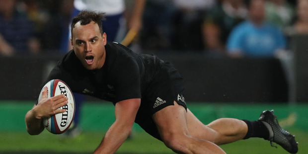 The All Blacks have completed the perfect Rugby Championship with a 57-15 demolition of South Africa, lifting them within sight of a Test world record. Photo / Getty Images.