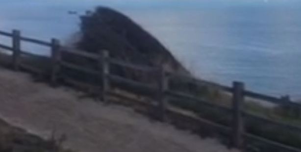 A view of the sea from the Dover coast. Photo / YouTube
