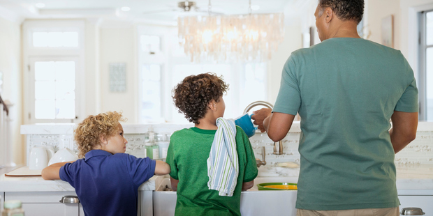 Pupils aged six to eight will chant statements such as "girls can be doctors and can be strong" and "boys can cry when they are hurt, can be gentle, can be nurses and can mind babies". Photo / Getty