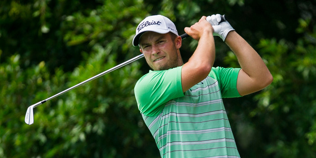 Ben Campbell during day two of the Venetian Macau Open. Photo / Getty Images