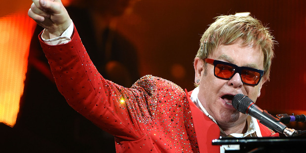 Elton John performs on Dick Clark's New Year's Rockin' Eve with Ryan Seacrest 2015 on December 31, 2014 in New York City. Photo / Getty