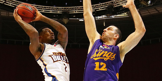 Torrey Craig of the Bullets is challenged by Aleks Maric of the Kings. Photo / Getty Images