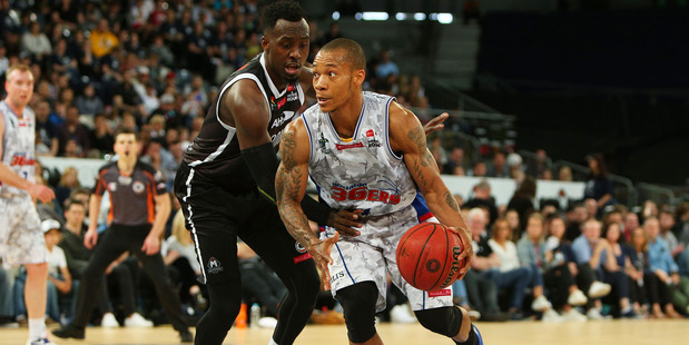 Jerome Randle of the Adelaide 36ers drives at the basket. Photo / Getty Images