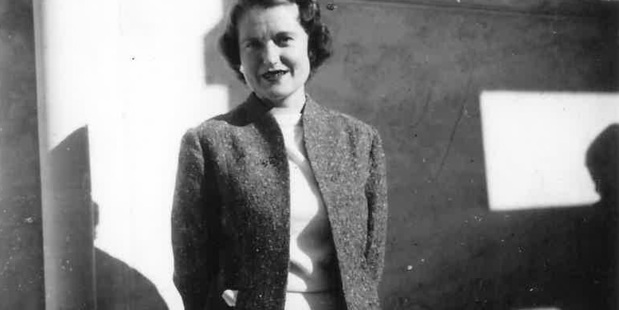 Young teacher Barbara Palmer in the 1950s