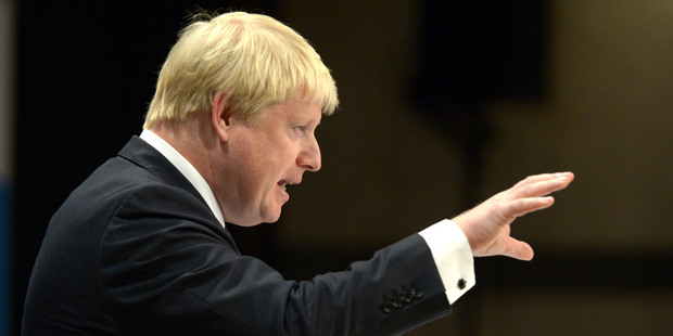 Newly appointed Foreign Secretary Boris Johnson is described as a confused inner who dithered and voted Leave for political gain. Photo / AP