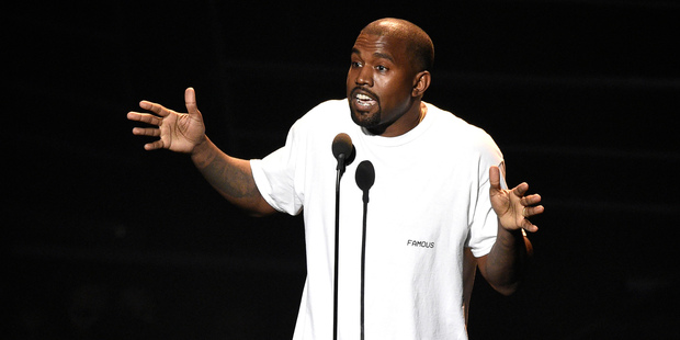 Kanye apparently thinks women "owe him sex" for "making them famous". Photo / AP