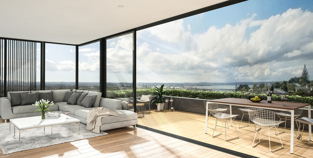 An artist's impression of the axed Flo Apartments project.