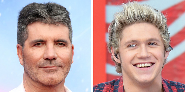 Simon Cowell and Naill Horan. Photo / AP, Getty Images