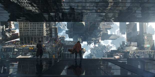 Marvel's DOCTOR STRANGE..L to R: Mordo (Chiwetel Ejiofor) and Doctor Strange (Benedict Cumberbatch)..Photo Credit: Film Frame ..©2016 Marvel. All Rights Reserved.