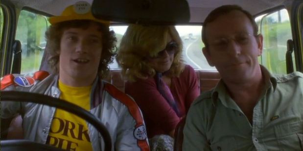Kelly Johnson, Claire Oberman and Tony Barry in the original Goodbye Pork Pie.