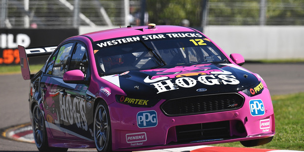 Fabian Coulthard during practice ahead of the Townsville 400. Photo / Getty Images