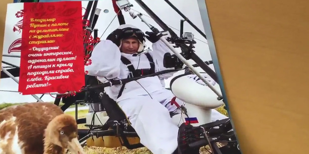 The Cosmonaut (and the bird). Photo / via Twitter
