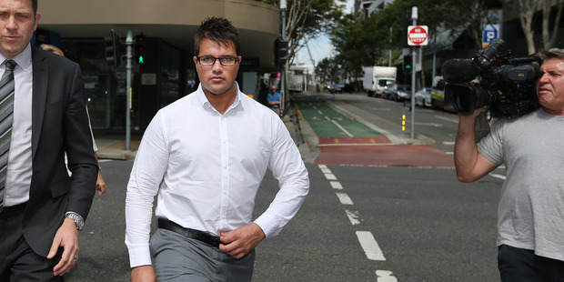 Gable Tostee pictured here arriving here at Brisbane Supreme court today. Photo / News Corp