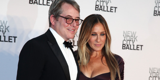 Matthew Broderick and his wife Sarah Jessica Parker. Photo / AP