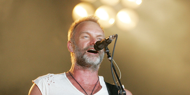 Singer Sting says he would be up for going on Carpool Karaoke. Photo / NZPA