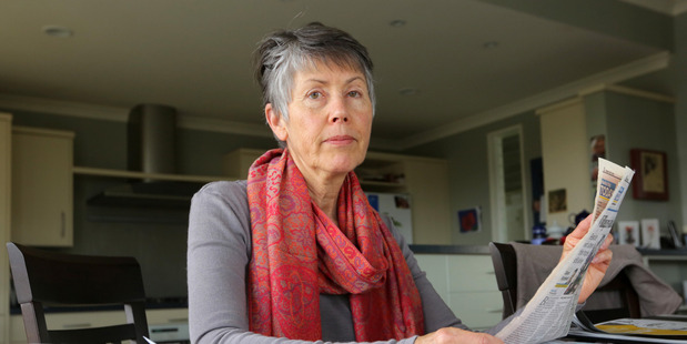 Aquifer lobbyist: Pauline Doyle, the co-founder of Guardians of the Aquifer, is strongly against the water bottling consents issued by the Hawke's Bay Regional Council. Photo/ Duncan Brown.