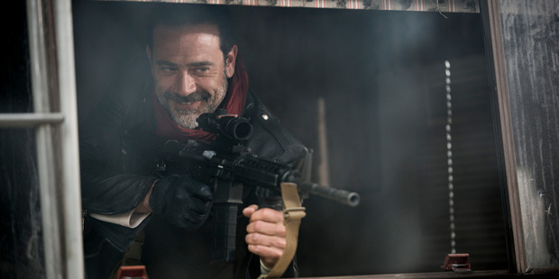 The big question of season 7 is who did Negan (Jeffrey Dean Morgan) kill? And where to next? Photo / AMC