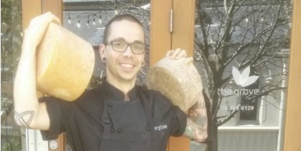 The Grove chef Josh Barlow wants to protect locally made dairy products. PHOTO/TWITTER