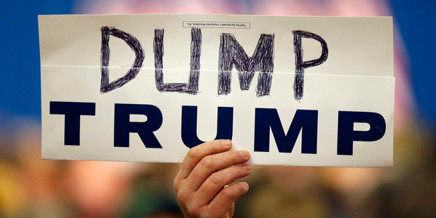The Republican nominee needs to do something drastic to beat his opponent in this third and final round. Photo / AP