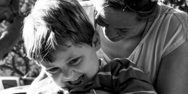 Maria's sister described her as a 'warrior, always fighting for everyone'. She is pictured here with son Martin. Photo / Facebook