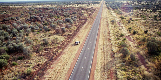 The scrub where Peter Falconio and Joanne Lees were assaulted. Photo / Getty Images