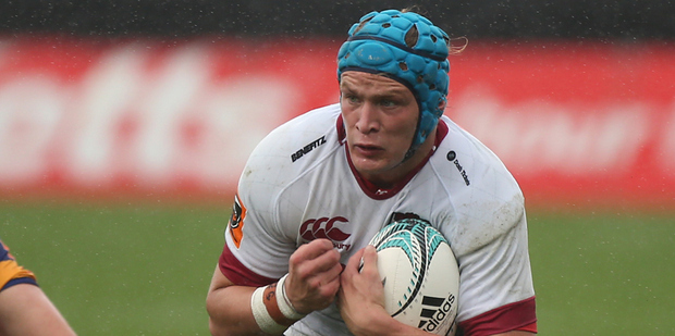North Harbour flanker Connor Collett in action against Bay of Plenty in the Mitre 10 Cup earlier this year. Photo / Photosport
