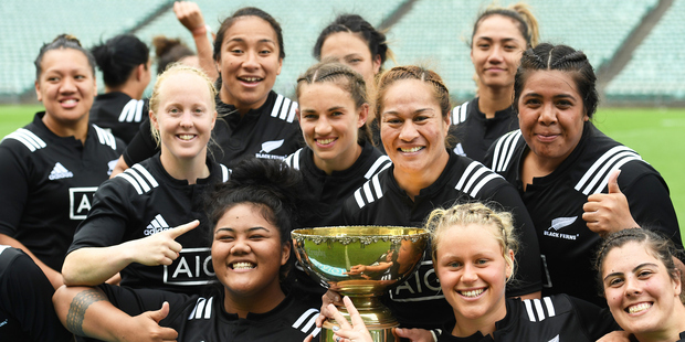 The Black Ferns have claimed another convincing victory of the Wallaroos, winning the series 2-0. Photo / Photosport