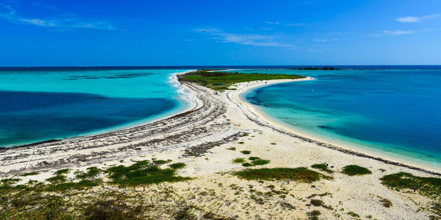 Bush Key in Dry Tortugas National Park, as seen from Fort Jefferson. Photo / 123RF