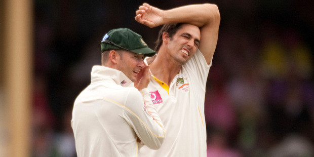 Mitchell Johnson has labelled the Australian cricket environment 'toxic' under Michael Clarke's leadership. Photo / Photosport