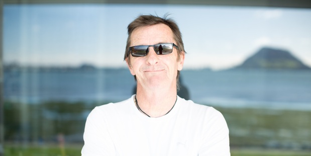 Loading Phil Rudd at his Tauranga waterfront home. Photo by Michelle Cutelli Photography