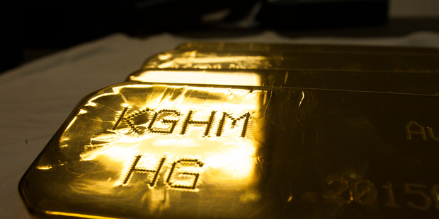 Bullion futures for December delivery gained as much as 1.3 per cent. Photo / Getty Images