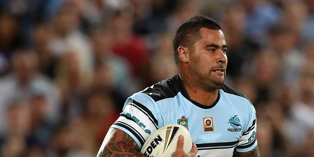 Andrew Fifita during the 2016 NRL Grand Final. Photo / Getty Images