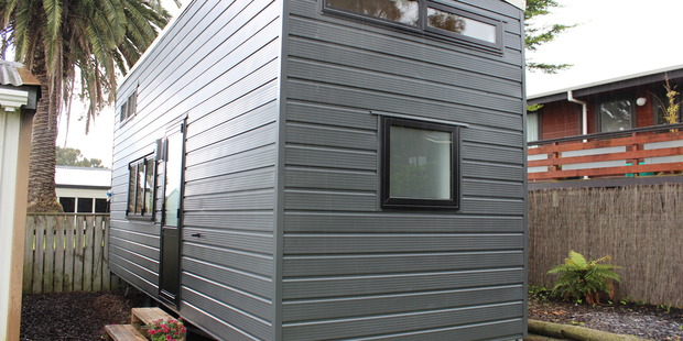 OUR HOUSE: A tiny house built by Vannesa and Jessica Ortiz.