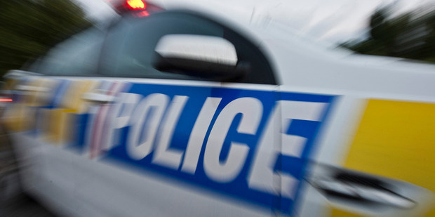 A police forensics unit and officers were this morning in the Invercargill suburb where Johnston was found dead late last night. Photo / File