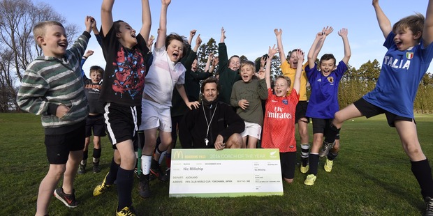 WELL DONE: Katikati coach Nic Millichip won a trip to the Fifa Club World Cup in Japan. PHOTO/GEORGE NOVAK